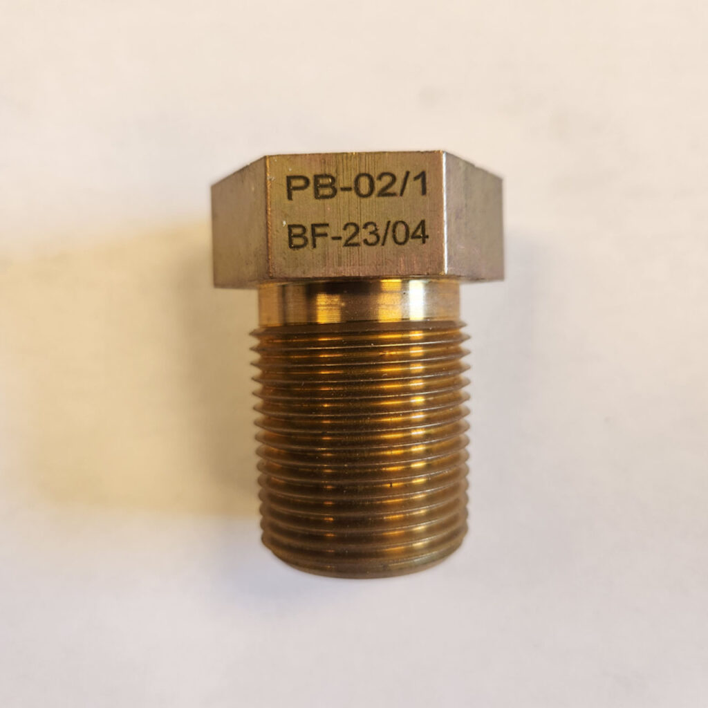 PGPB02/1 -Tekno Fuse Plug for Ton Containers